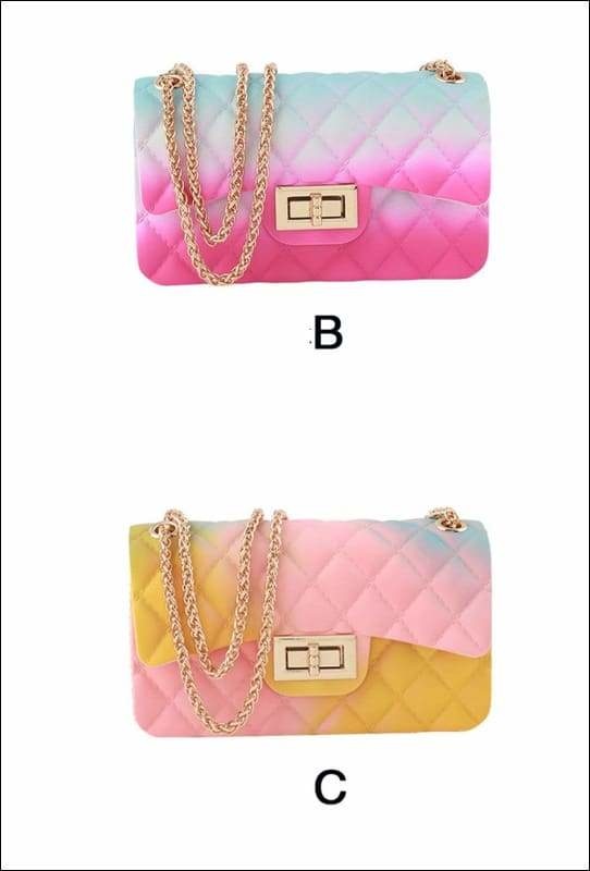 Rainbow Jelly Shoulder Bag