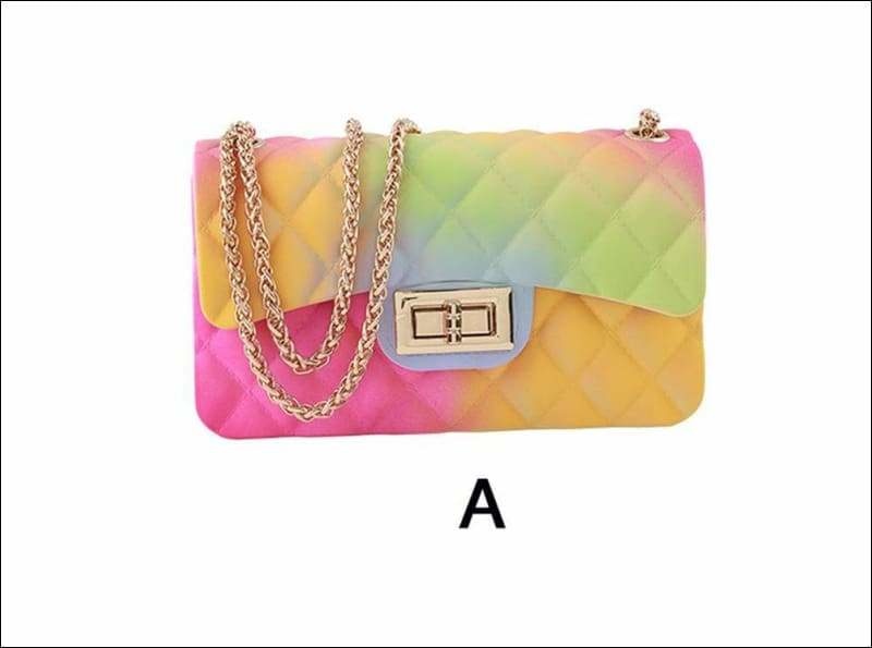 Rainbow Jelly Shoulder Bag