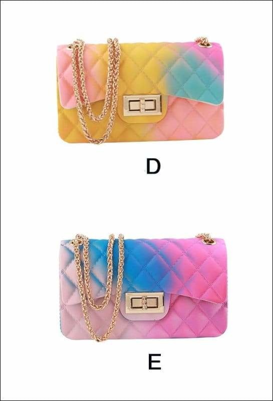 Rainbow Jelly Shoulder Bag