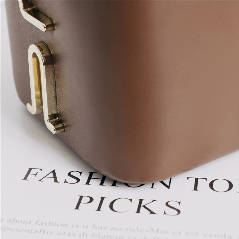 Small Leather Bucket Bag