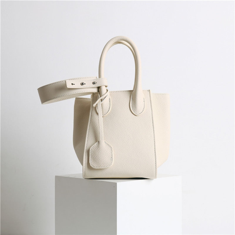 Small Leather Bucket Bag