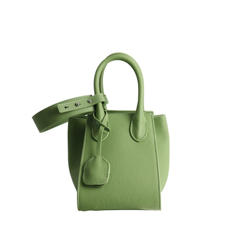 Small Leather Bucket Bag