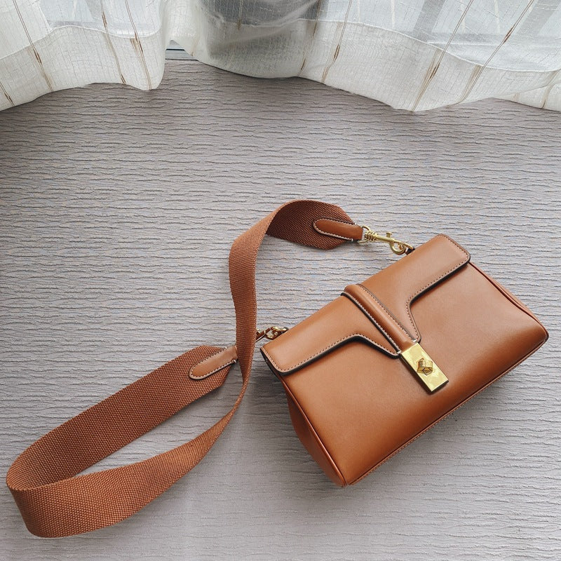 Top handle Calfskin Medium Bag Camel