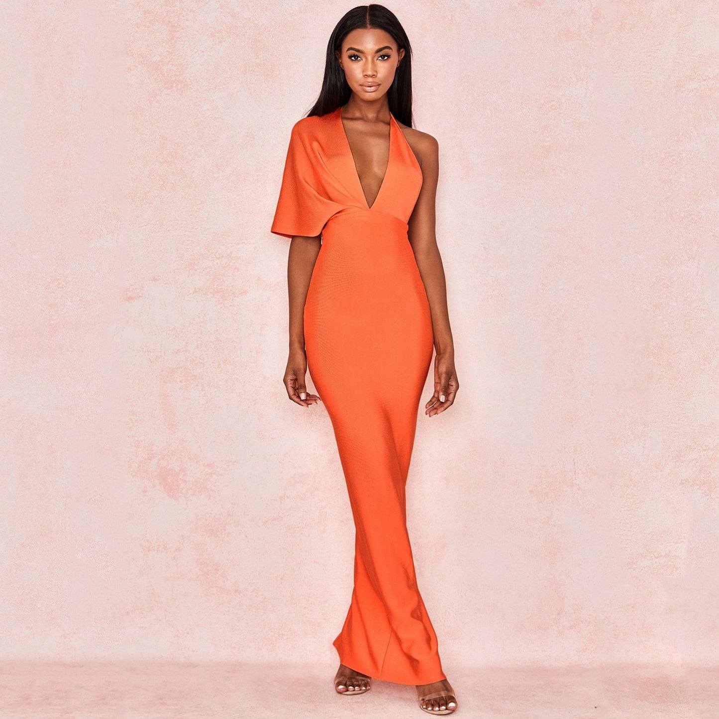 Winnal One Shoulder Bodycon Mini Dress