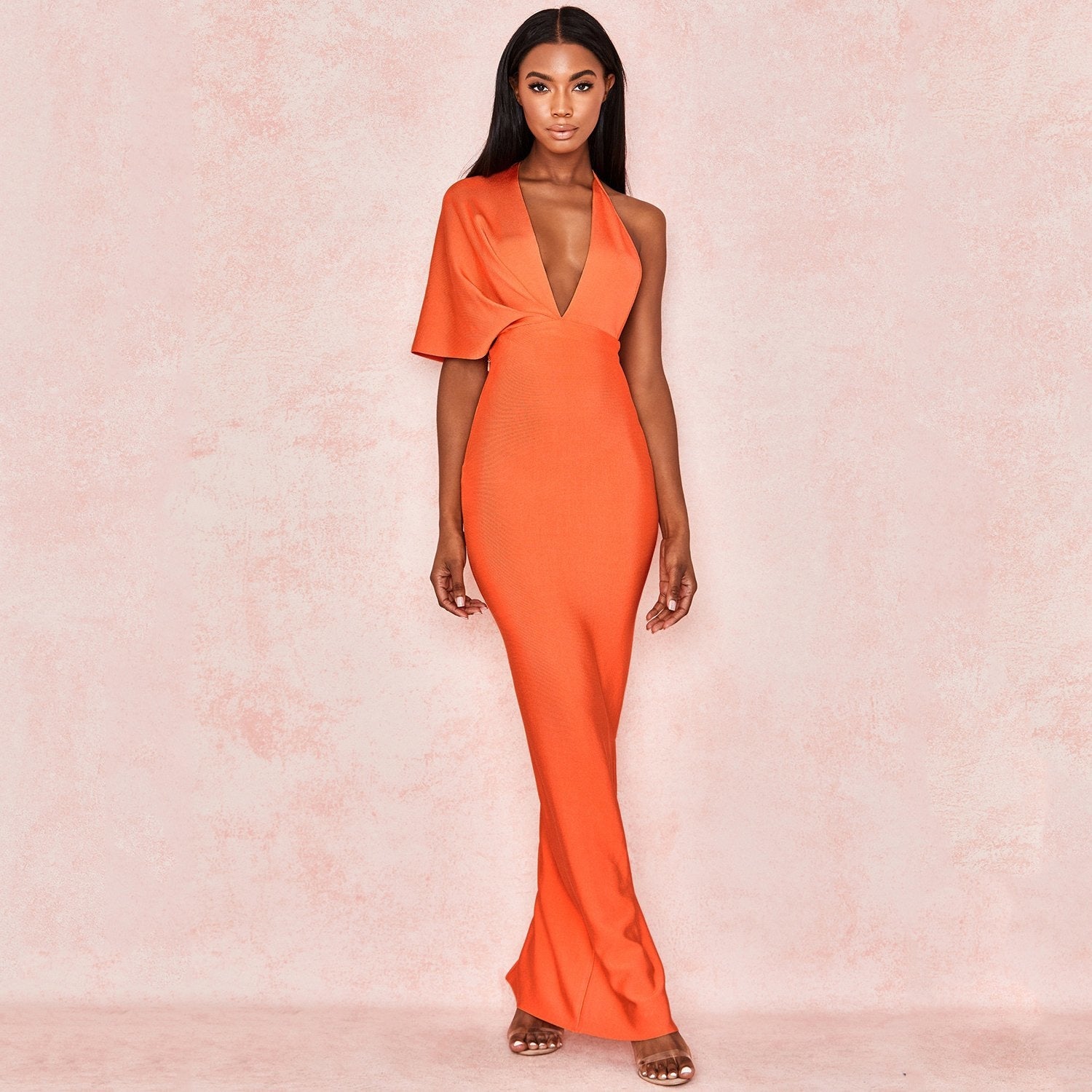 Winnal One Shoulder Bodycon Mini Dress