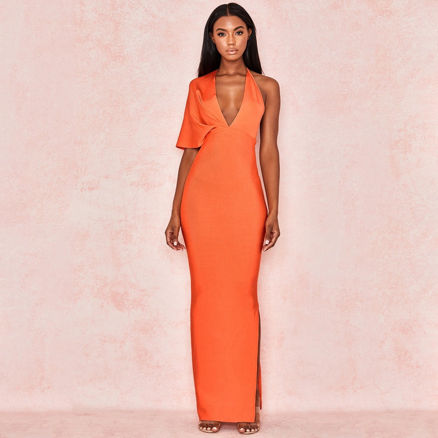 Winnal One Shoulder Bodycon Mini Dress