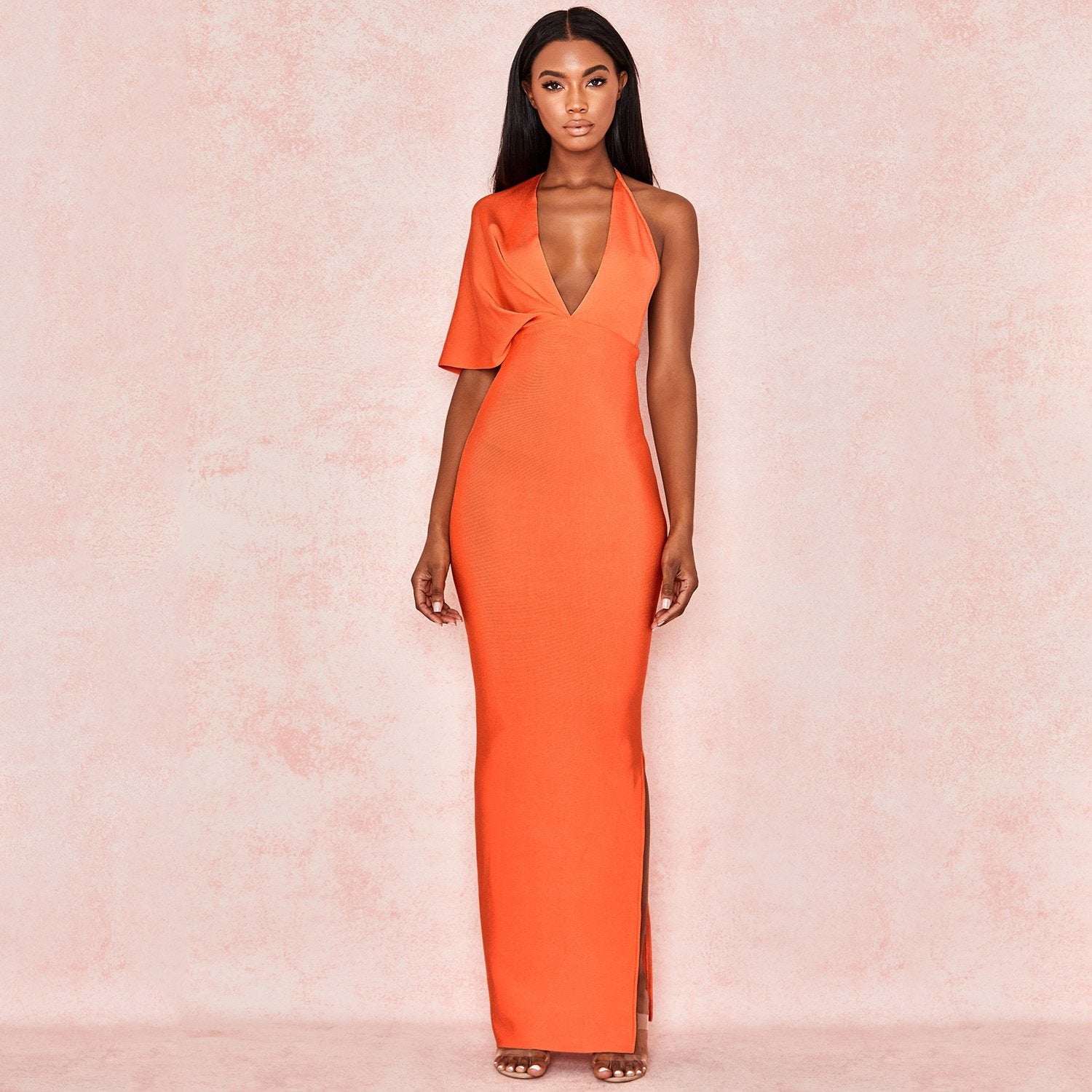 Winnal One Shoulder Bodycon Mini Dress