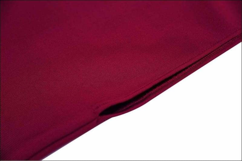 Winnal Sleevelee V-Neck Backless Long Bodycon Dress With Side Open