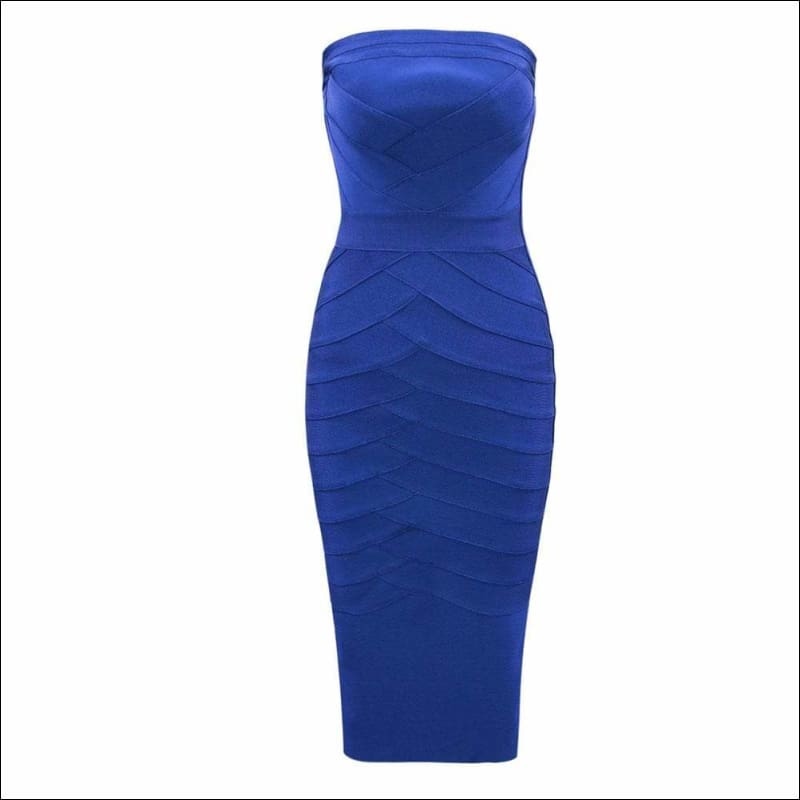 Winnal Strapless Bandage Dress