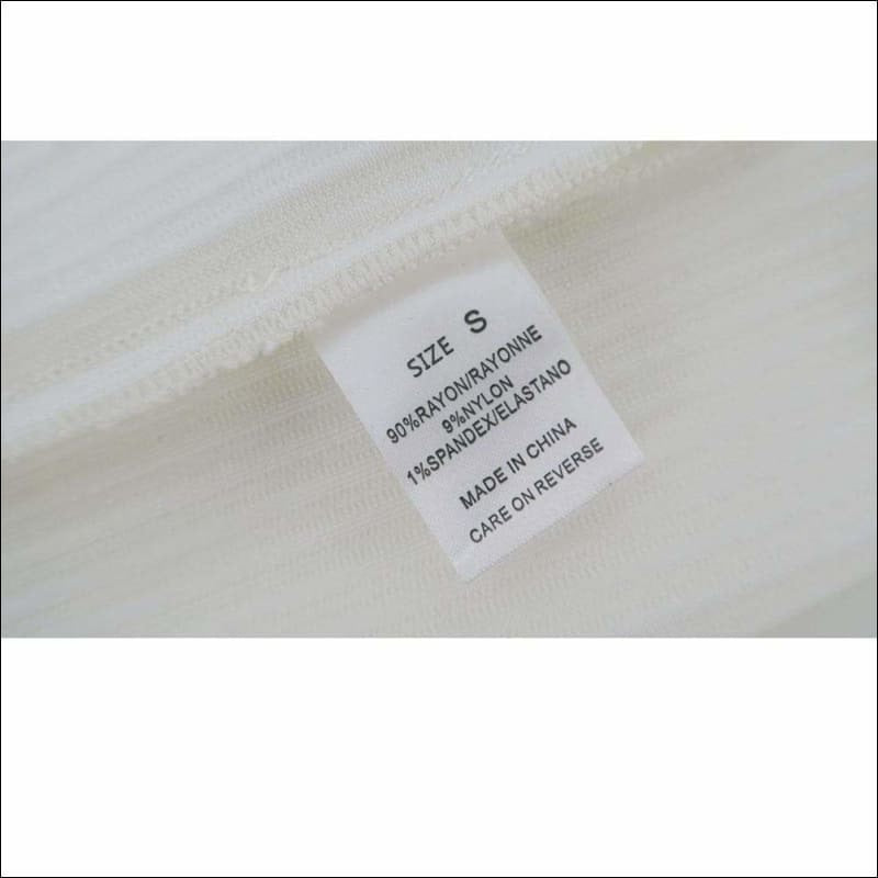 Winnal White Knee-length Bandage Pencil Skirt | bodycon skirts