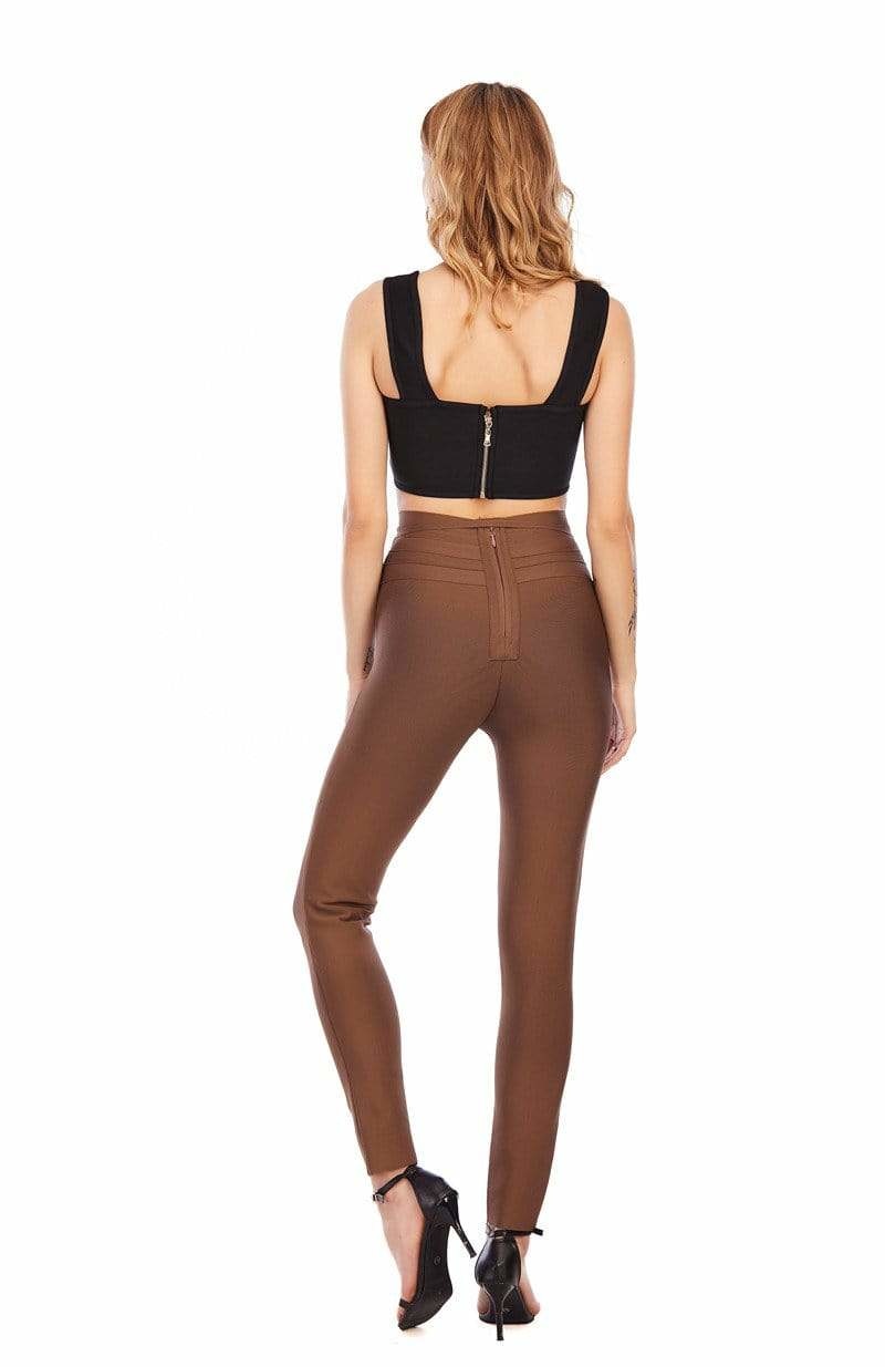 Winnal Women Fashion Sexy Tight Pants Casual High Waist Slim-Fit Sports Yoga Gym Leggings Slim Fit Bandage