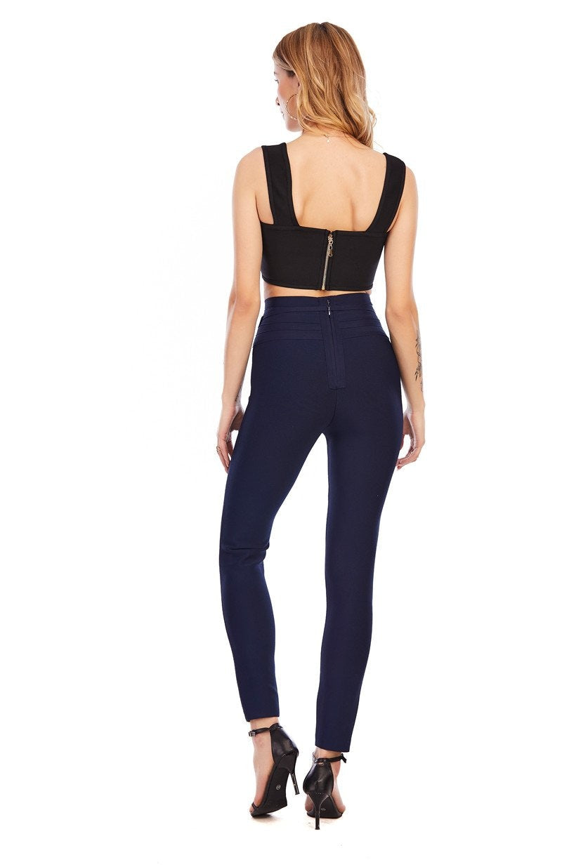 Winnal Women Fashion Sexy Tight Pants Casual High Waist Slim-Fit Sports Yoga Gym Leggings Slim Fit Bandage