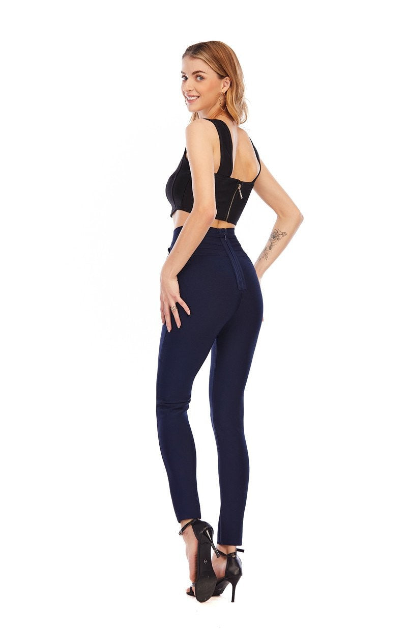 Winnal Women Fashion Sexy Tight Pants Casual High Waist Slim-Fit Sports Yoga Gym Leggings Slim Fit Bandage