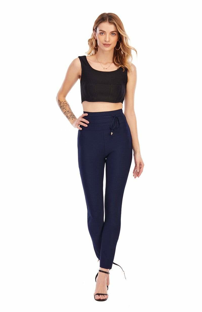 Winnal Women Fashion Sexy Tight Pants Casual High Waist Slim-Fit Sports Yoga Gym Leggings Slim Fit Bandage