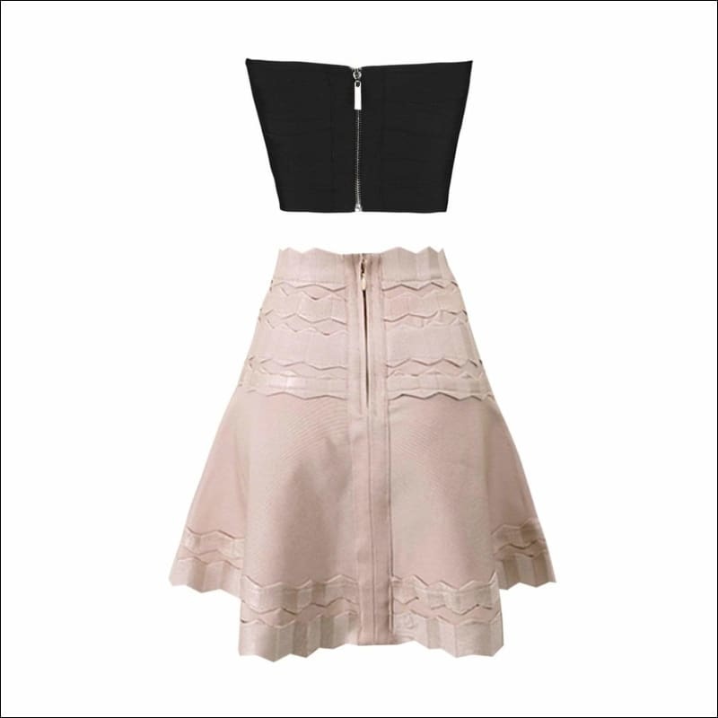 Winnal Women High Waist Flared Patchwork Umbrella Skirts