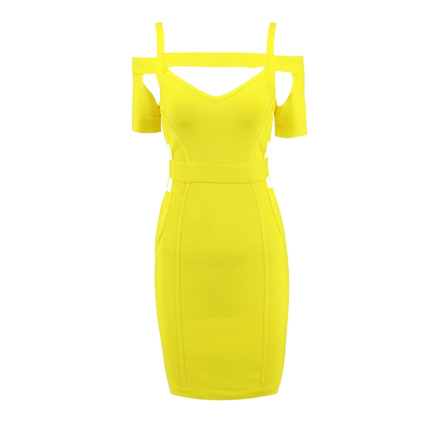 Winnal Womens Bandage Dress Sexy Hollow Out Bodycon Mini Club Night