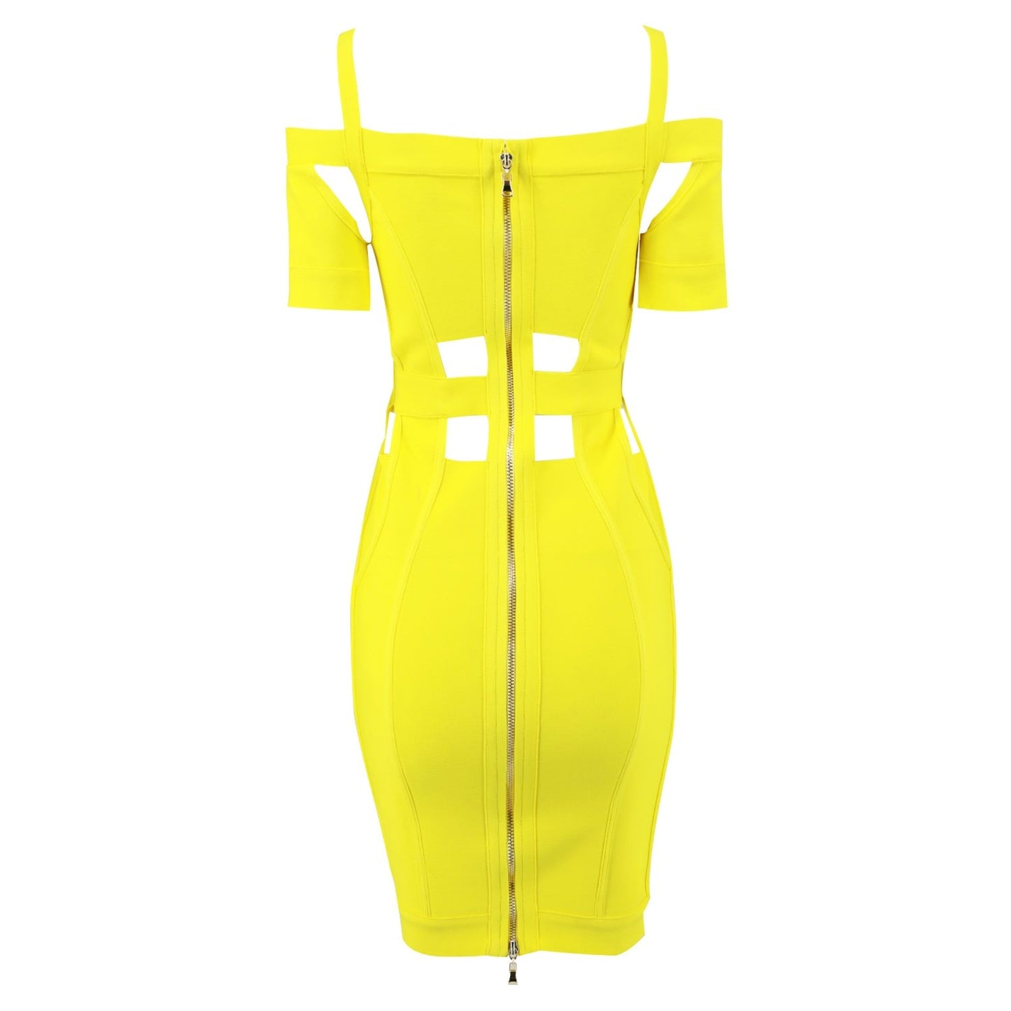 Winnal Womens Bandage Dress Sexy Hollow Out Bodycon Mini Club Night