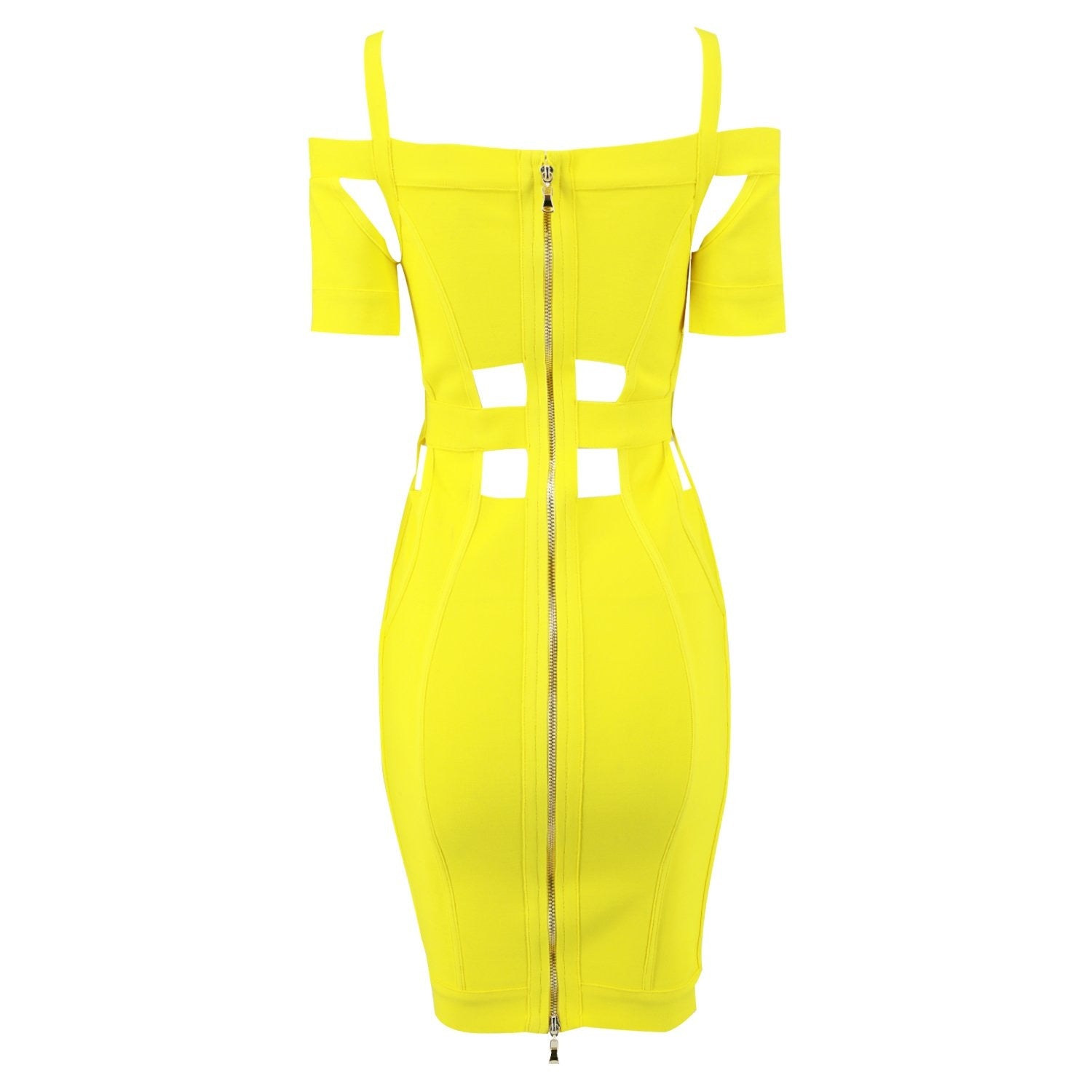 Winnal Womens Bandage Dress Sexy Hollow Out Bodycon Mini Club Night