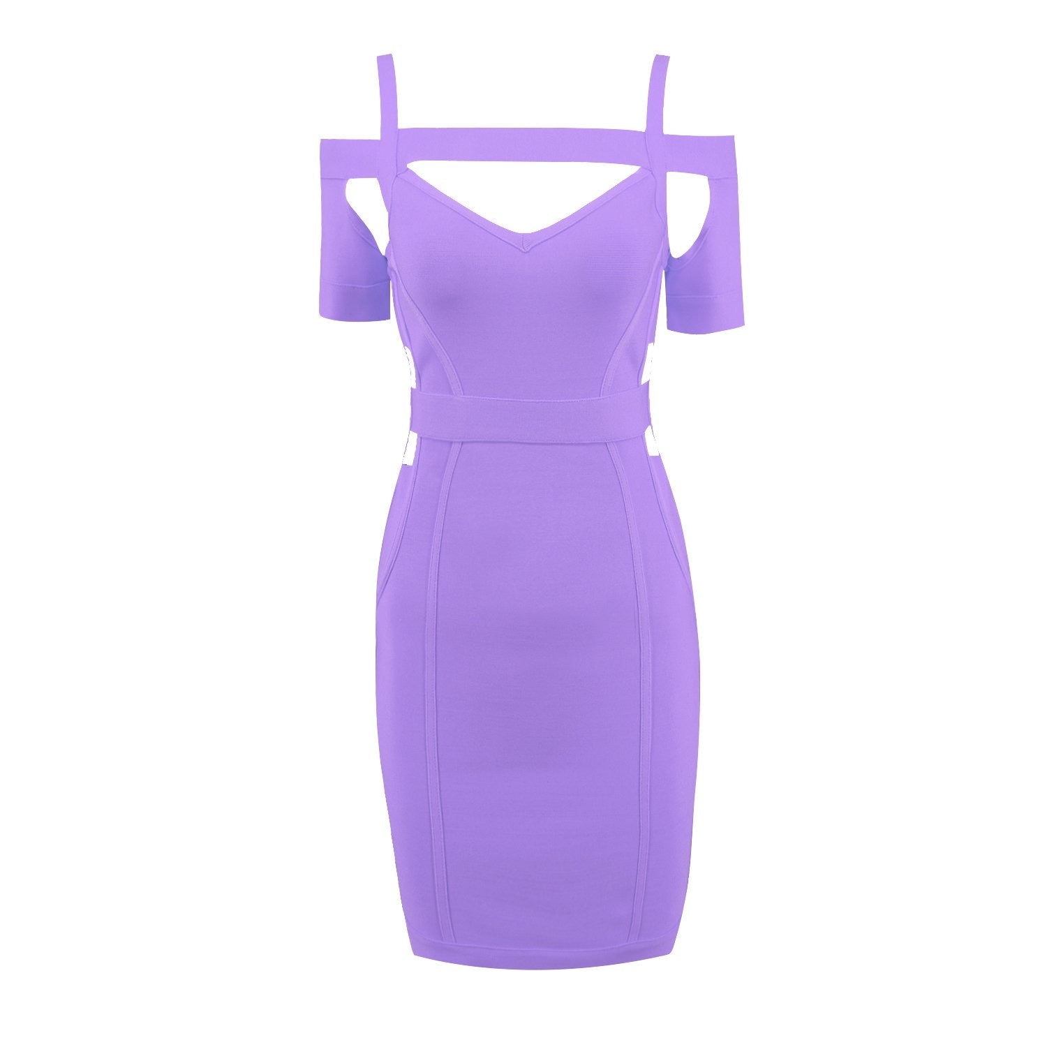 Winnal Womens Bandage Dress Sexy Hollow Out Bodycon Mini Club Night