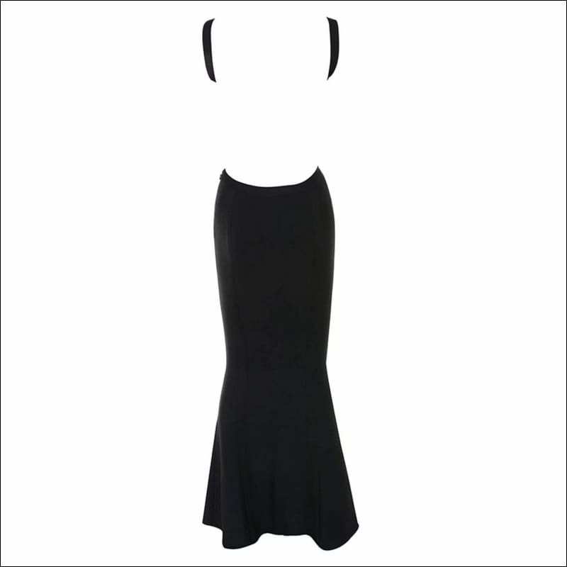 Winnal Women’s Off Shoulder Sleeveless Backless Bandage Bodycon Mermaid skirt Sling Long Dress