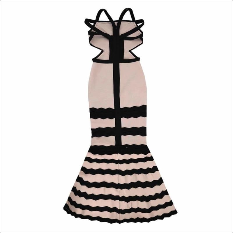 Winnal Women’s Off The Shoulder Ruffle Evening Party Bodycon Mermaid Midi Dress