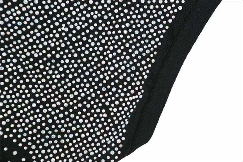 Winnal Women’s Sparkly Brilliant Beading Bandage Dress