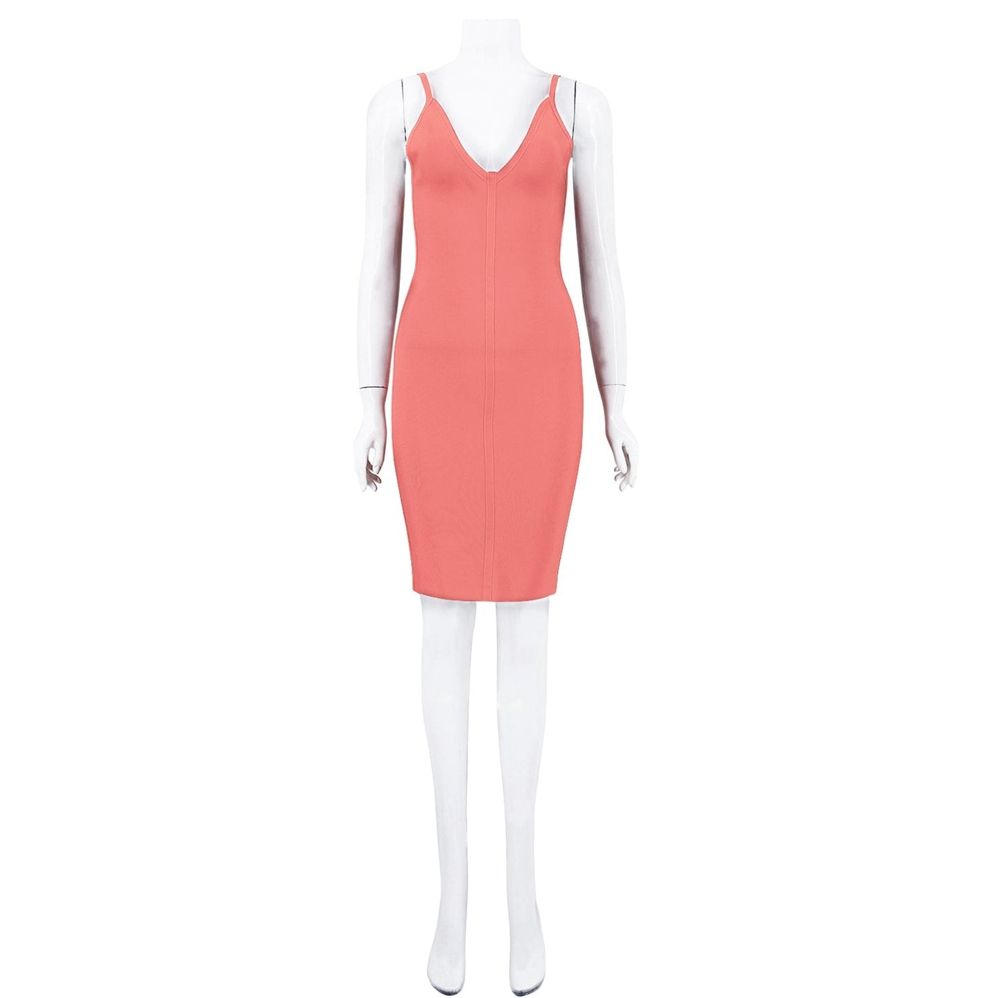 Winnal Women’s Strap Midi Bandage Dress Length Party Solid Prom Bodycon