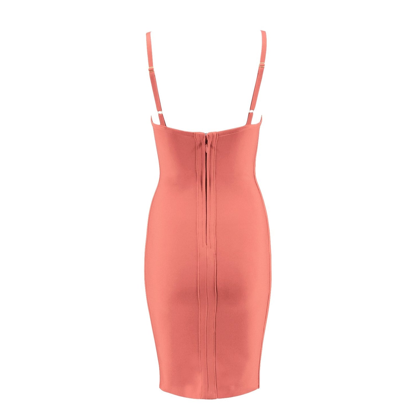 Winnal Women’s Strap Midi Bandage Dress Length Party Solid Prom Bodycon
