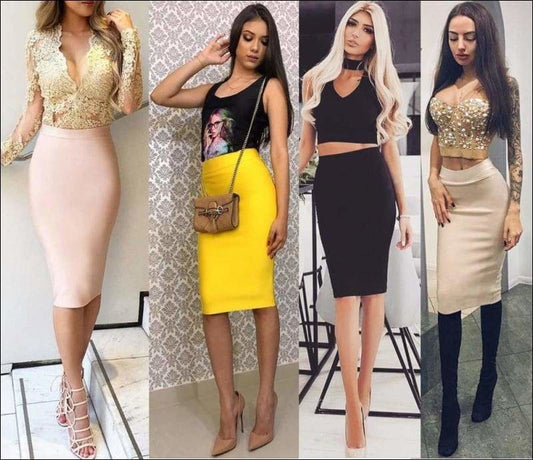 Winnal Women’s Stretch Bodycone Pencil Skirt