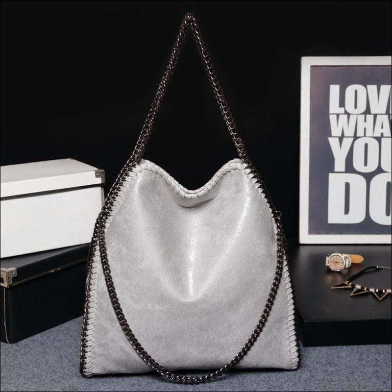 Womens Fashion Fold Over Tote Bag