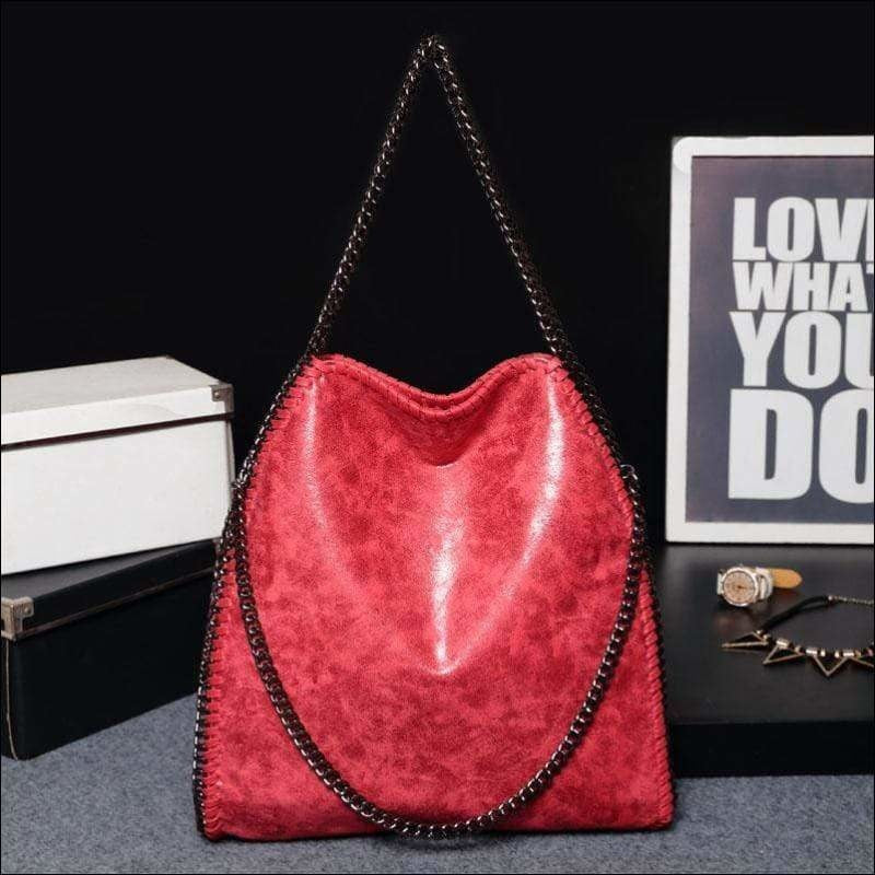 Womens Fashion Fold Over Tote Bag