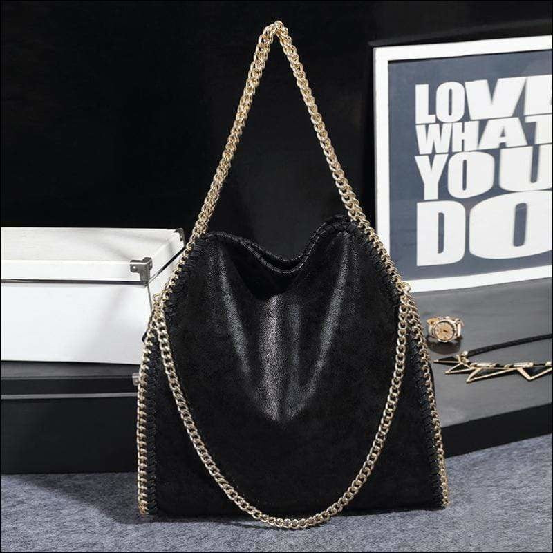 Womens Fashion Fold Over Tote Bag