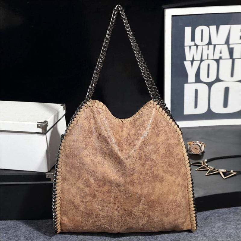 Womens Fashion Fold Over Tote Bag