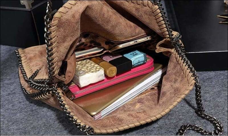 Womens Fashion Fold Over Tote Bag