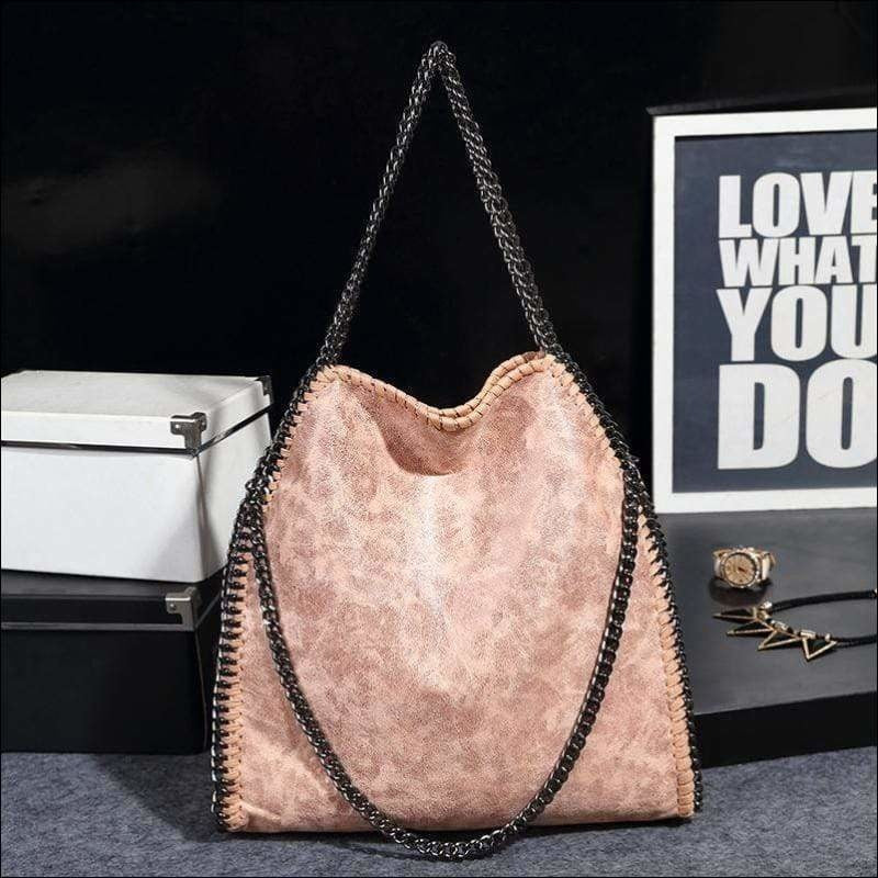 Womens Fashion Fold Over Tote Bag