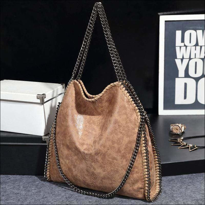Womens Fashion Fold Over Tote Bag