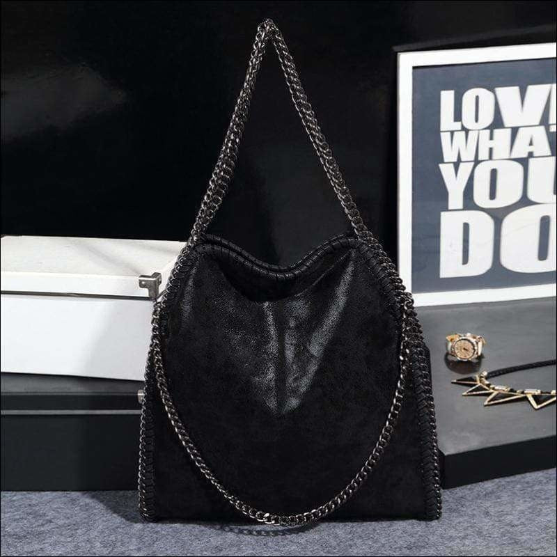 Womens Fashion Fold Over Tote Bag
