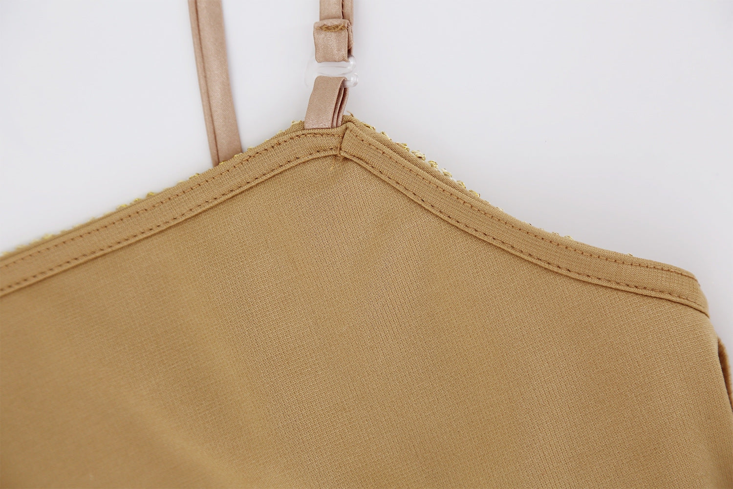 Women’s Gold Tassels Strappy Sleeveless Bodycon Dress