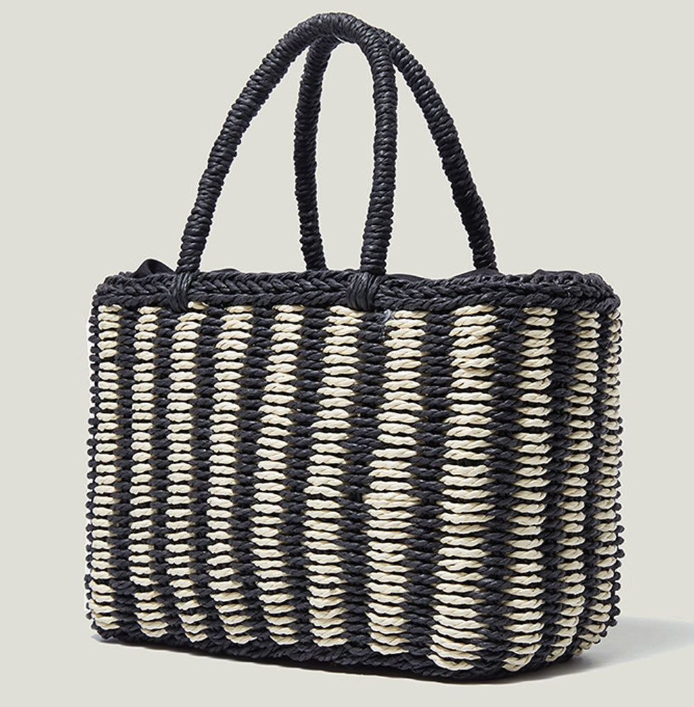 Women’s Interwoven Raffia Tote Bag
