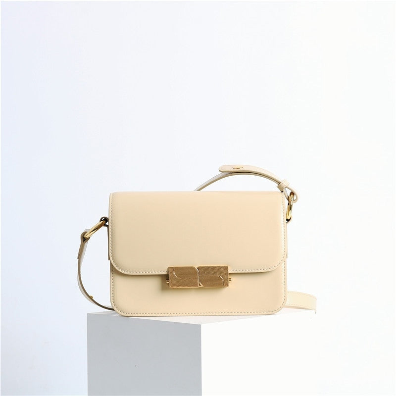 Womens Leather Mini Square Bag In Box Calfskin