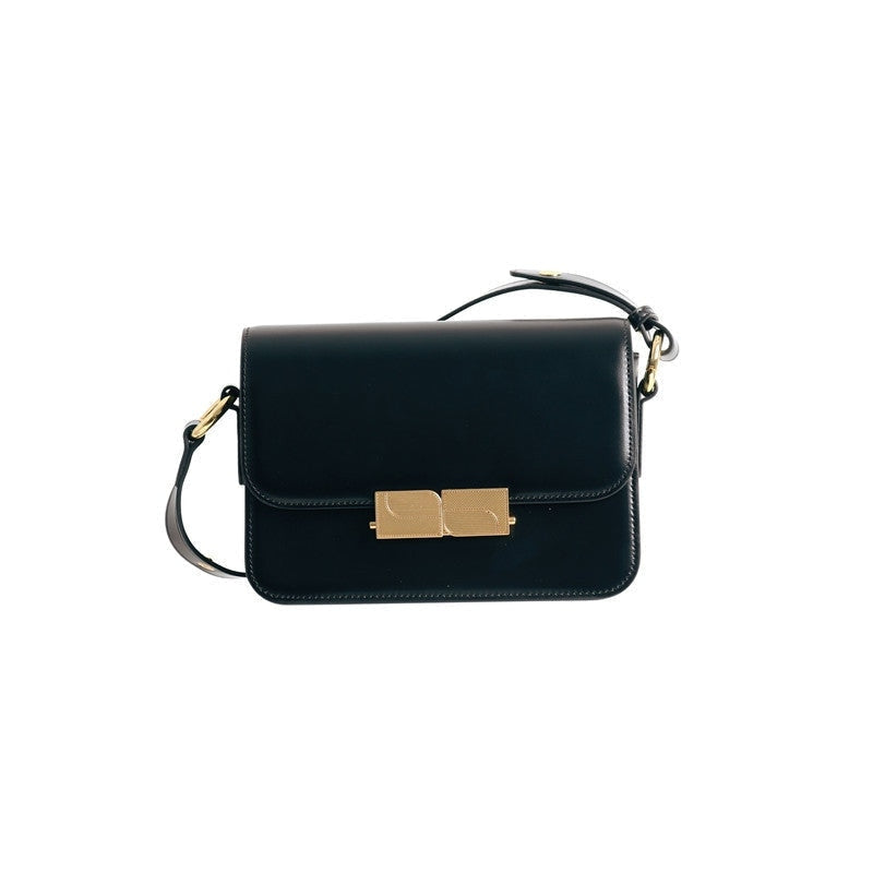 Womens Leather Mini Square Bag In Box Calfskin