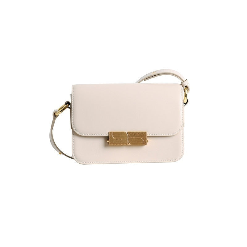 Womens Leather Mini Square Bag In Box Calfskin