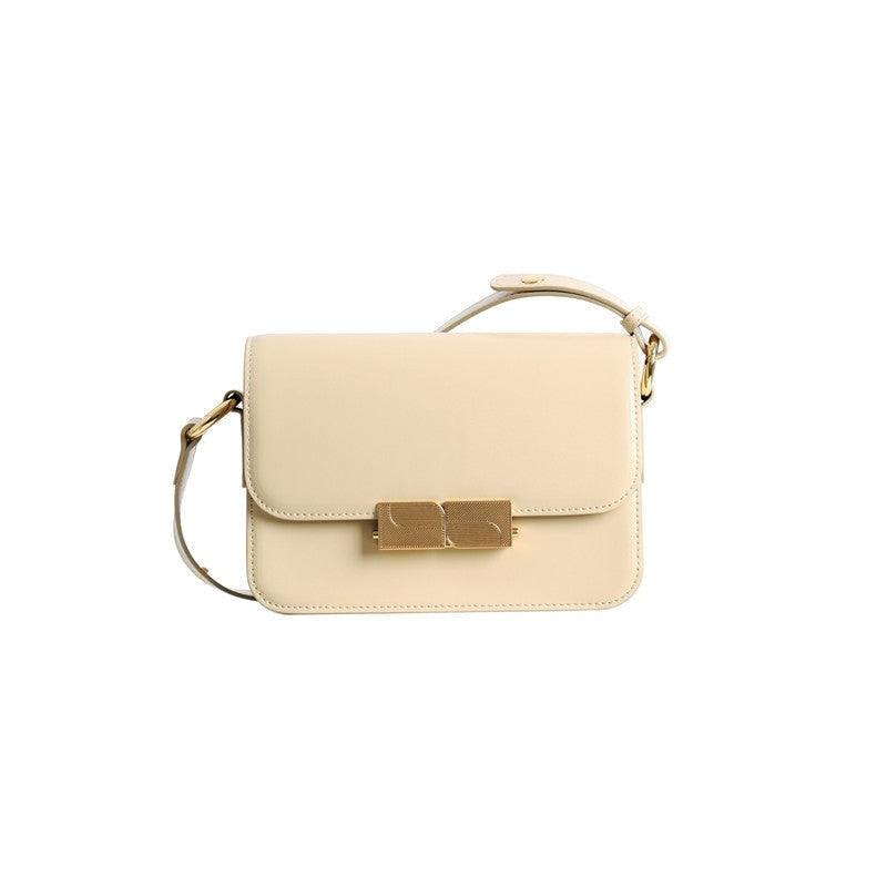 Womens Leather Mini Square Bag In Box Calfskin