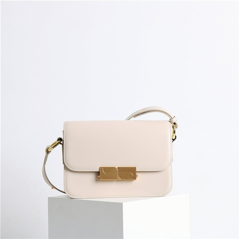 Womens Leather Mini Square Bag In Box Calfskin