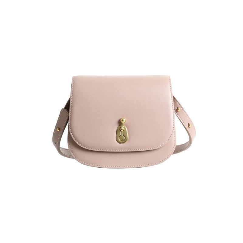Womens Leather Small Saddle Bags For Women Cross Body Purse Girls
