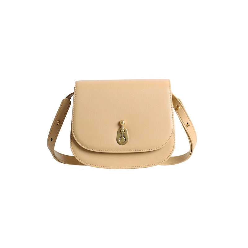 Womens Leather Small Saddle Bags For Women Cross Body Purse Girls
