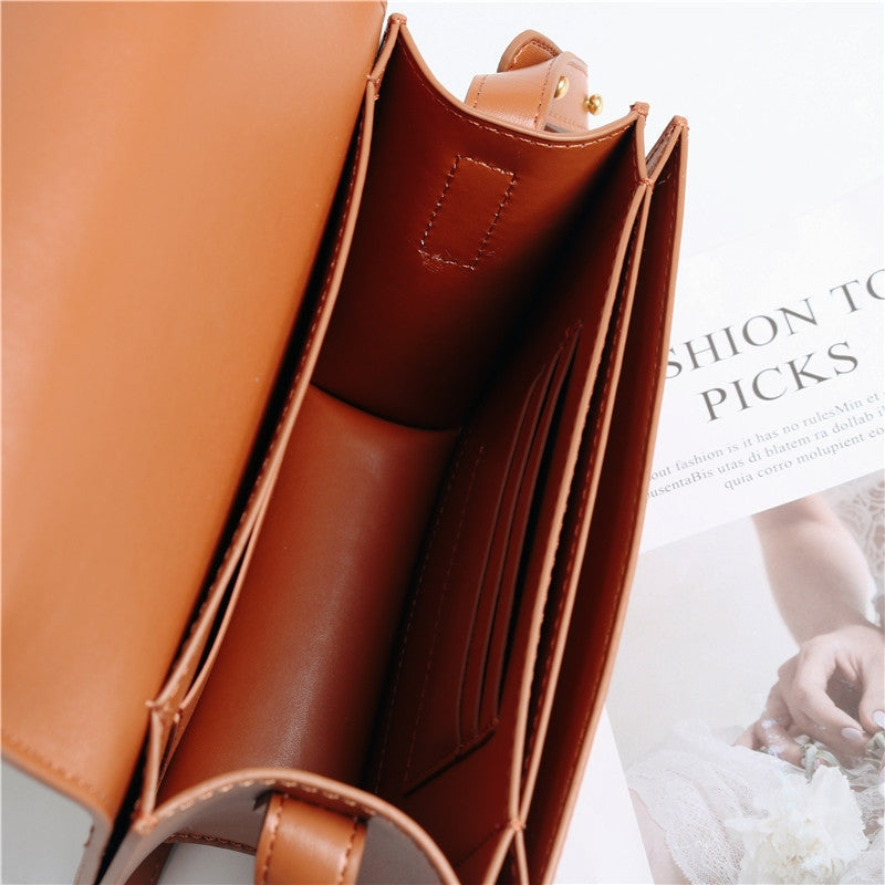 Womens Leather Small Saddle Bags For Women Cross Body Purse Girls