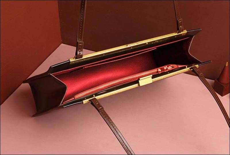 Womens Long Handle Clasp Cross Body Messenger Clutch Bag