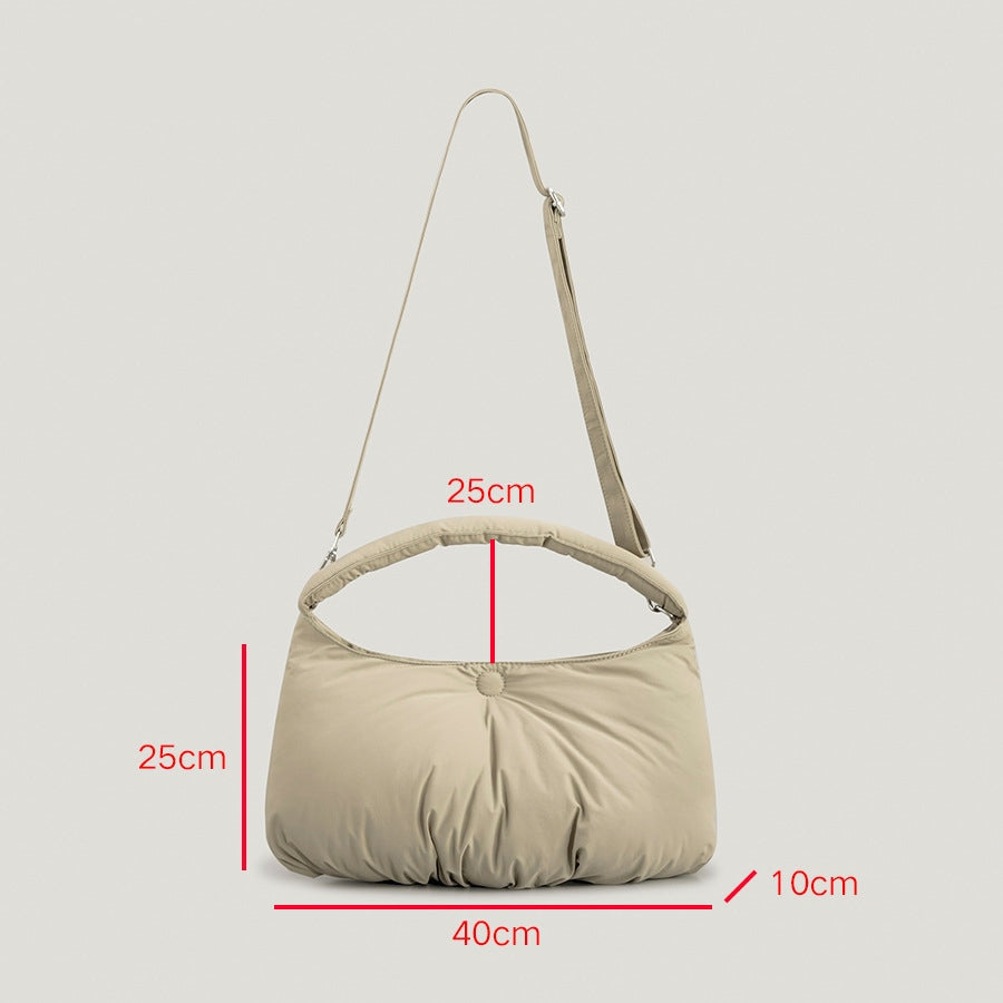 Womens Padded Underarm Hobo Bag